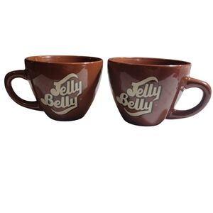 (2) Vintage JELLY BELLY Mugs Dishwasher Microwave Safe